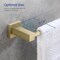 Kibi Cube Bathroom 18 Towel Bar - Brush Gold. KBA1507BG - alternate 4
